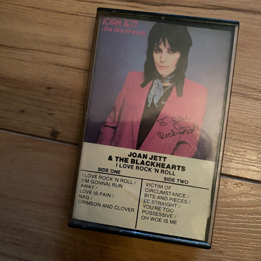 Joan Jett cassette tape